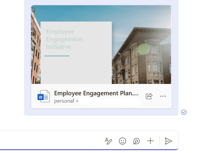 設定変更後に送信した状態